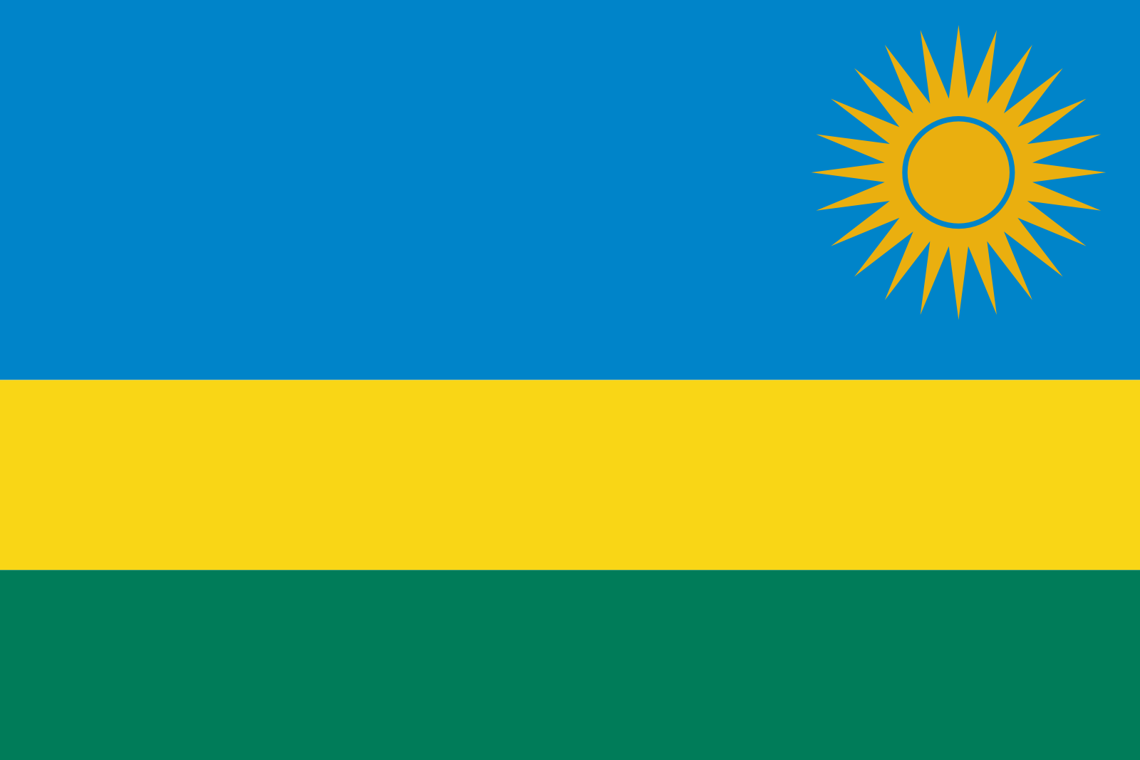 effectief Mededogen Reisbureau Rwanda - Vlaggenparade